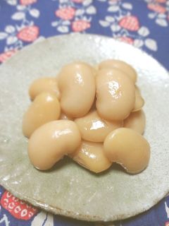 白花豆の甘さひかえめ煮-レシピのメイン写真