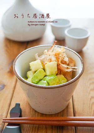 おうち居酒屋☆アボカドと長芋のわさび和え-レシピのメイン写真