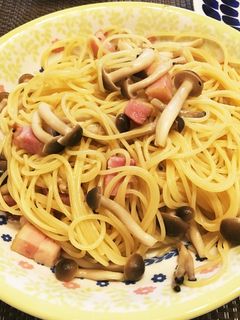 しめじとベーコンの和風パスタ-レシピのメイン写真