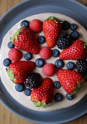 ココアのスポンジケーキ-レシピのメイン写真
