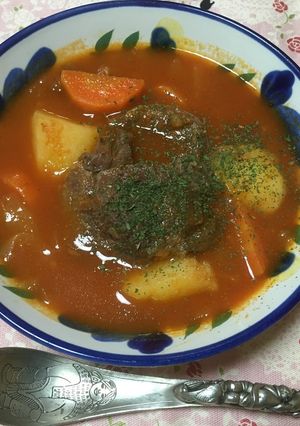 圧力鍋でビーフシチュー-レシピのメイン写真