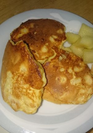 パン耳でフレンチパンケーキ-レシピのメイン写真