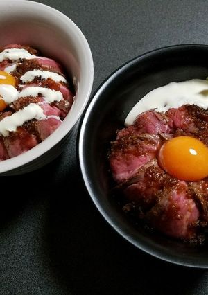 手抜き簡単ローストビーフ丼-レシピのメイン写真