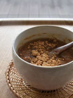 レンジで簡単!ほっと葛湯☆きな粉入り-レシピのメイン写真