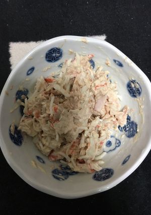ツナ缶とカニかまサラダ-レシピのメイン写真
