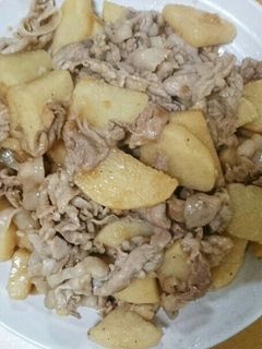 豚肉と長芋のポン酢炒め-レシピのメイン写真