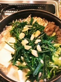 わが家の簡単!野菜たっぷりモツ鍋!!-レシピのメイン写真
