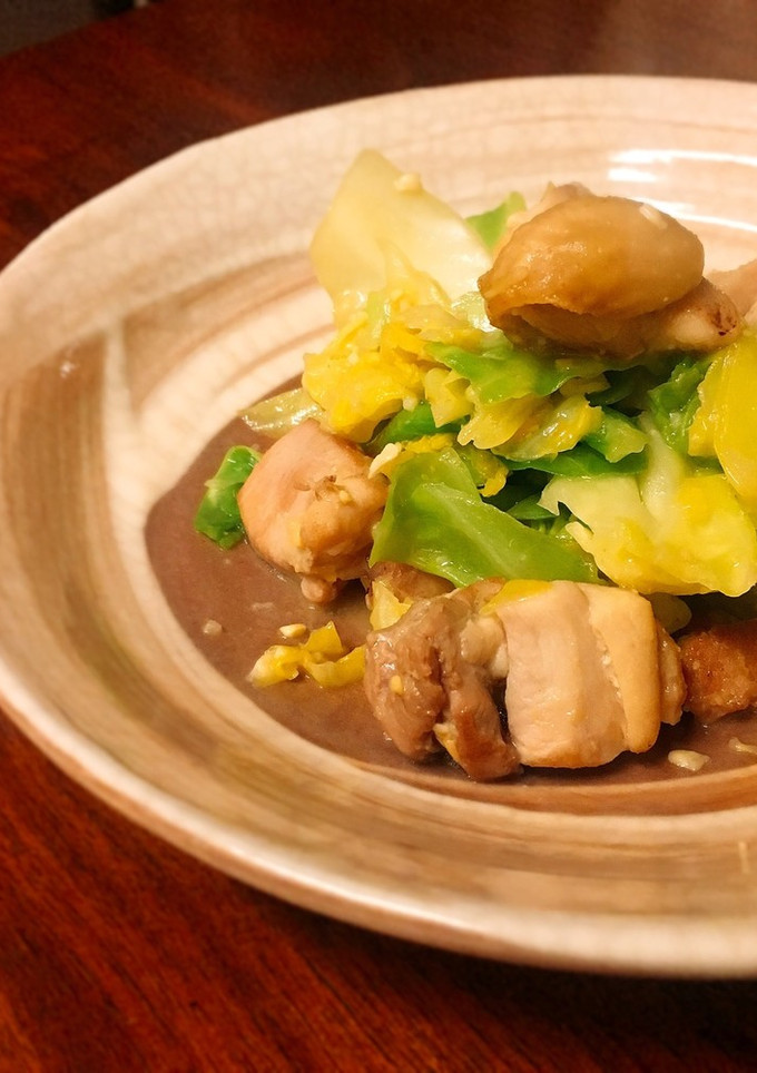 春キャベツと鶏モモの味噌マヨにんにく炒め-レシピのメイン写真