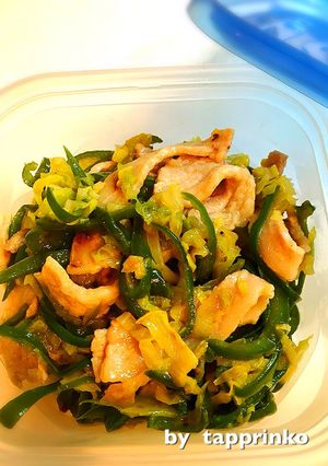 作り置き☆常備菜のために作る豚肉野菜炒め-レシピのメイン写真