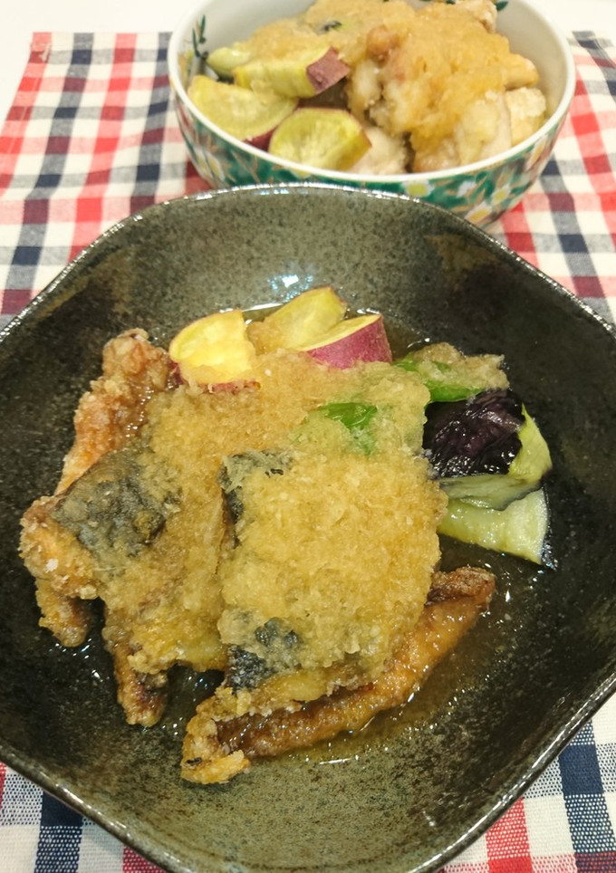 揚げ鯖(鶏肉)と野菜のおろし煮-レシピのメイン写真