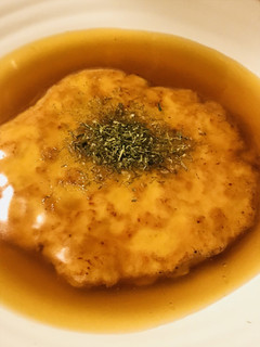 甘辛つくね玉☆鶏つくねと豆腐の餡かけ焼き-レシピのメイン写真