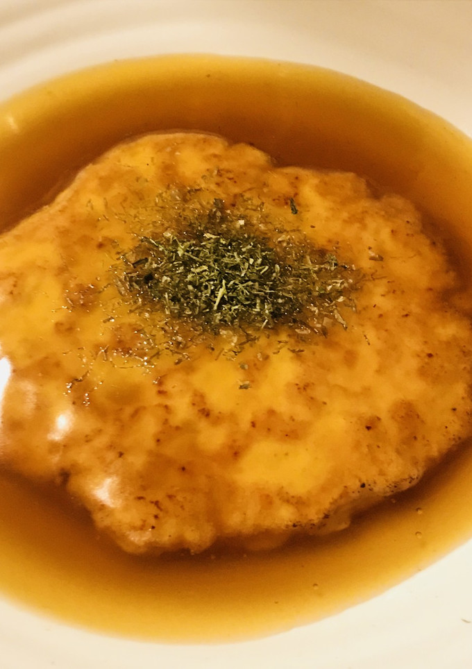 甘辛つくね玉☆鶏つくねと豆腐の餡かけ焼き-レシピのメイン写真