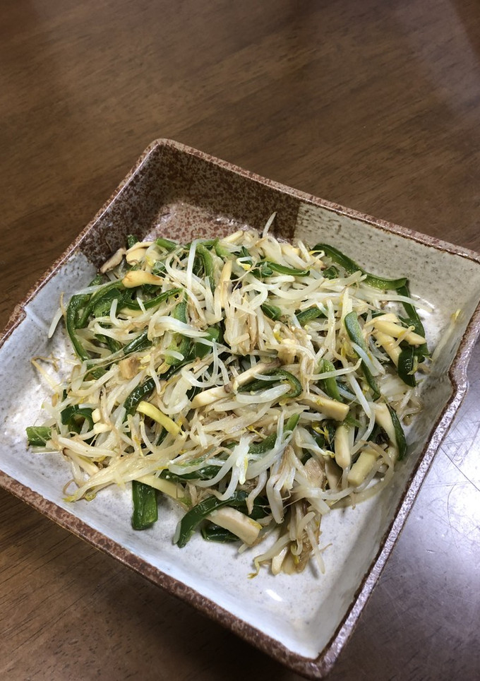 もやしとピーマンの中華風炒め-レシピのメイン写真