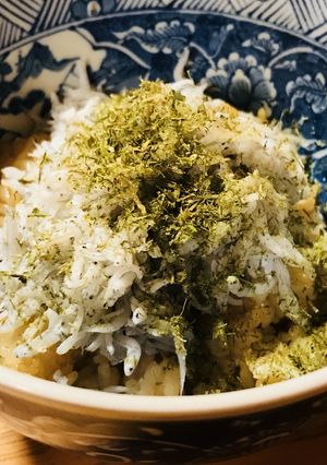 青のりたっぷりの磯辺風☆しらすごはん-レシピのメイン写真