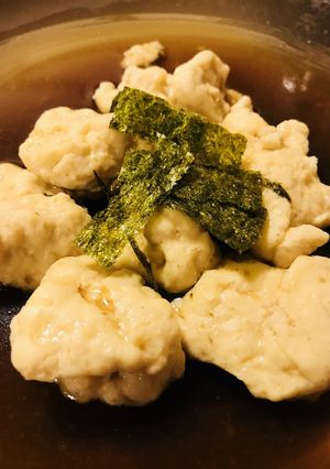 鶏つくね団子のあまから煮-レシピのメイン写真