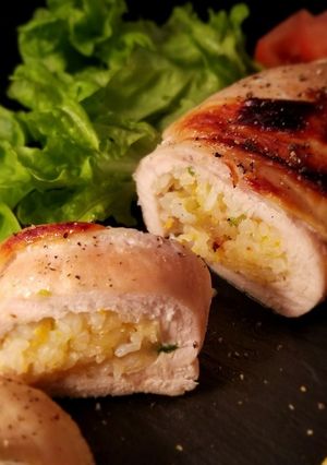 鳥むね肉巻きチャーハン-レシピのメイン写真