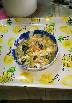 温かあんかけうどん。-レシピのメイン写真