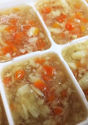 8ヶ月離乳食★鱈と野菜あん【冷凍保存】-レシピのメイン写真