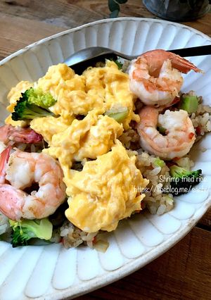 ふわふわ玉子のっけ海老炒飯-レシピのメイン写真