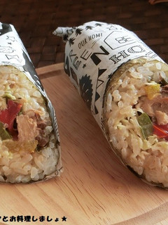 簡単★サバ味噌の寿司ブリトー-レシピのメイン写真