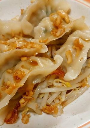 水餃子 ｵﾝｻﾞ もやし（焼きでも）-レシピのメイン写真