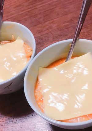 簡単！チーズタッカルビ丼風おじや-レシピのメイン写真
