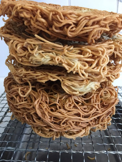 ノンフライヤー エアフライ 自家製揚げ麺-レシピのメイン写真