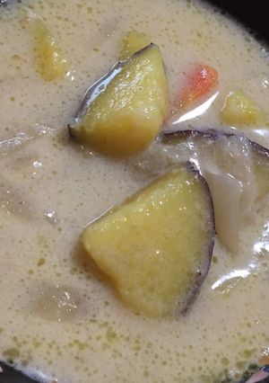 さつま芋と鶏肉のごまミルクシチュー-レシピのメイン写真