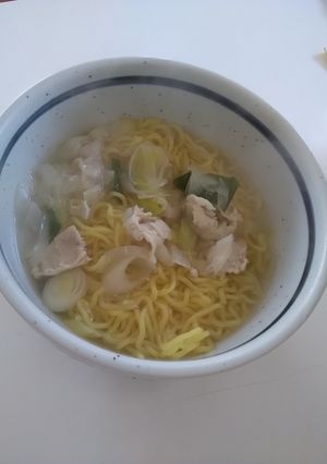 １０分で魅惑のラーメン　塩　ごま油の香り-レシピのメイン写真