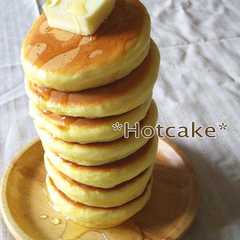 リラックマ風？重ねてホットケーキ♪-レシピのメイン写真