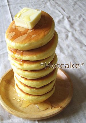 リラックマ風？重ねてホットケーキ♪-レシピのメイン写真