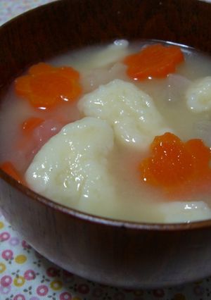 うちの家の❤やわらかくて美味しい♡団子汁-レシピのメイン写真