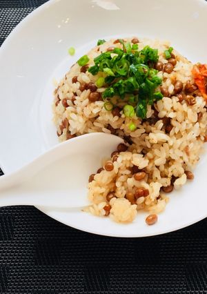 ごま油香る♡パラッパラの納豆チャーハン-レシピのメイン写真