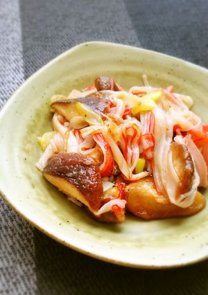 しいたけとカニカマの中華風炒め-レシピのメイン写真