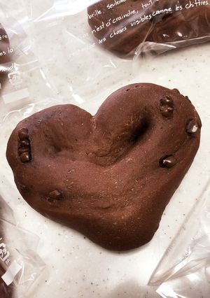 ハートのチョコパン-レシピのメイン写真