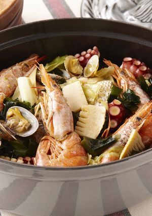 わかめと魚介の旨みたっぷりアクアパッツァ-レシピのメイン写真