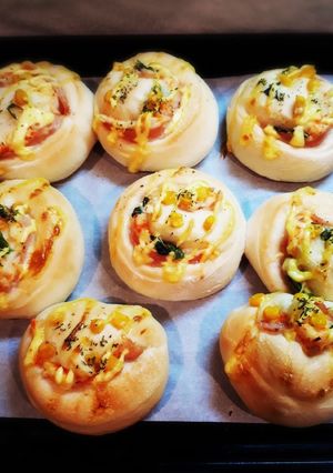 ハムマヨポテトお惣菜パン♡-レシピのメイン写真