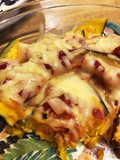 簡単!カボチャのケチャップチーズ-レシピのメイン写真