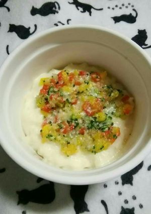 離乳食(中期)パプリカのパングラタン-レシピのメイン写真