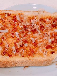 おかか、バター醤油トースト!和風惣菜パン-レシピのメイン写真