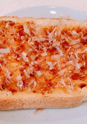 おかか、バター醤油トースト！和風惣菜パン-レシピのメイン写真