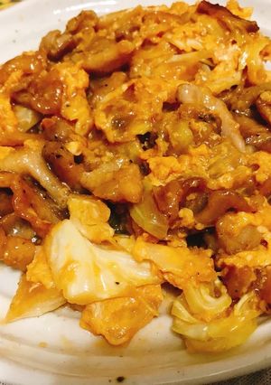 絶品やみつき☆豚バラとキャベツの中華炒め-レシピのメイン写真
