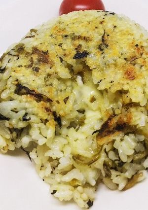 チーズin高菜焼きおにぎり-レシピのメイン写真