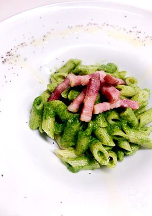 ほうれん草とベーコンのパスタ-レシピのメイン写真