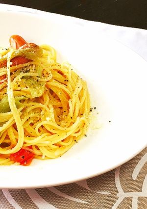 トマトとキャベツとソーセージの絶品パスタ-レシピのメイン写真
