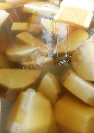 海老芋（えびいも）鍋　うどん入り-レシピのメイン写真