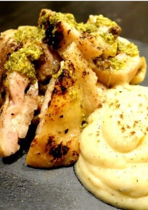 真空低温調理で作るバジルチキン-レシピのメイン写真