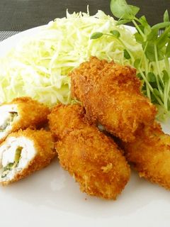 ふわサク☆大葉とチーズの鶏むね肉巻き-レシピのメイン写真
