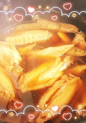 超簡単炊飯器で鶏手羽先煮-レシピのメイン写真
