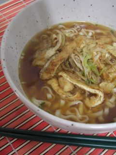 大人限定?焼き油揚げうどん-レシピのメイン写真
